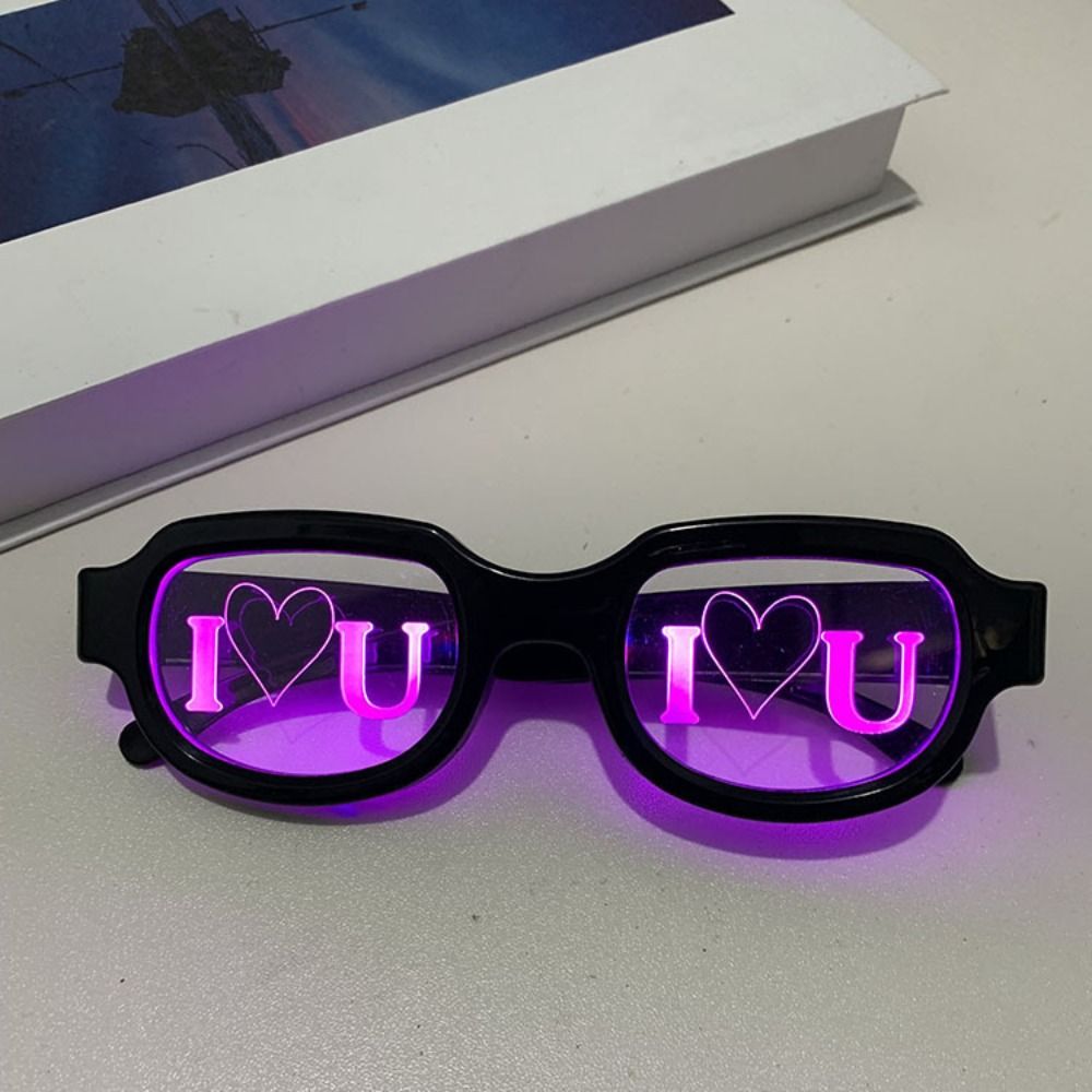 Glow In The Dark Party Glasses - 특수 효과 LED 안경, 발광 네온,