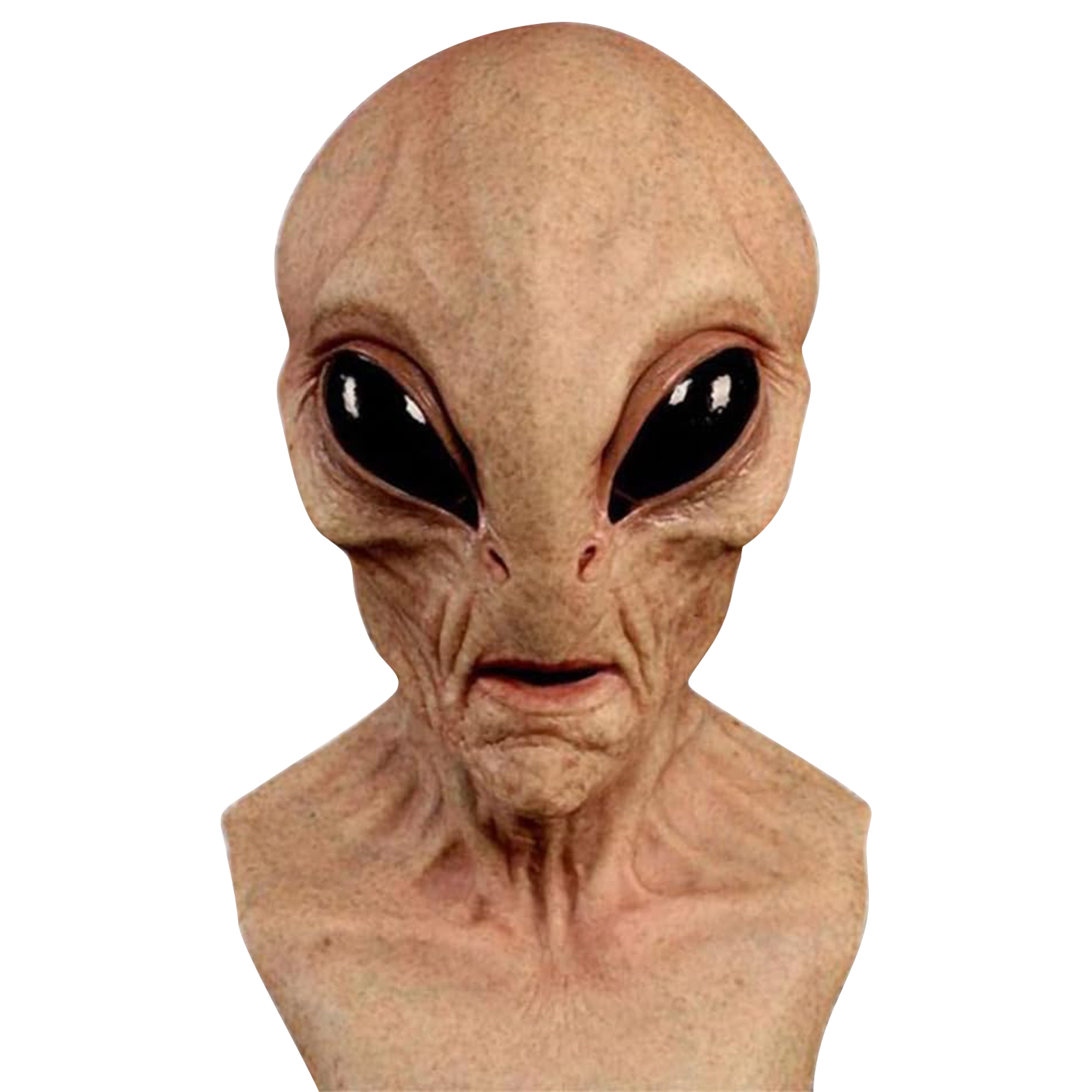 Latex Alien Mask Realistic - 이상한 외계인 마스크, 라텍스 소재, 사실적인