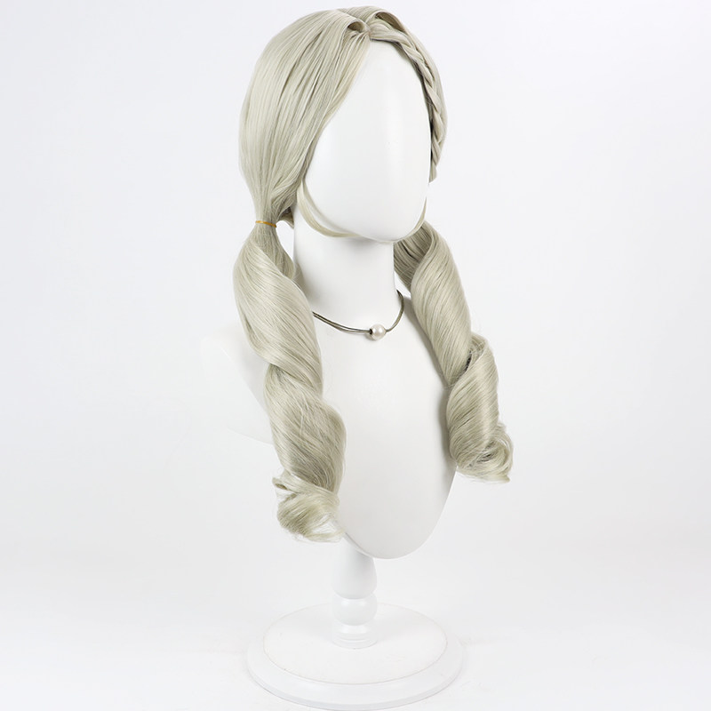 쿠루스 에리자 코스프레 가발 라이트 그린 롱 컬리 내열 - Anime Cosplay Wig Heat Resistant 리뷰 및 가격
