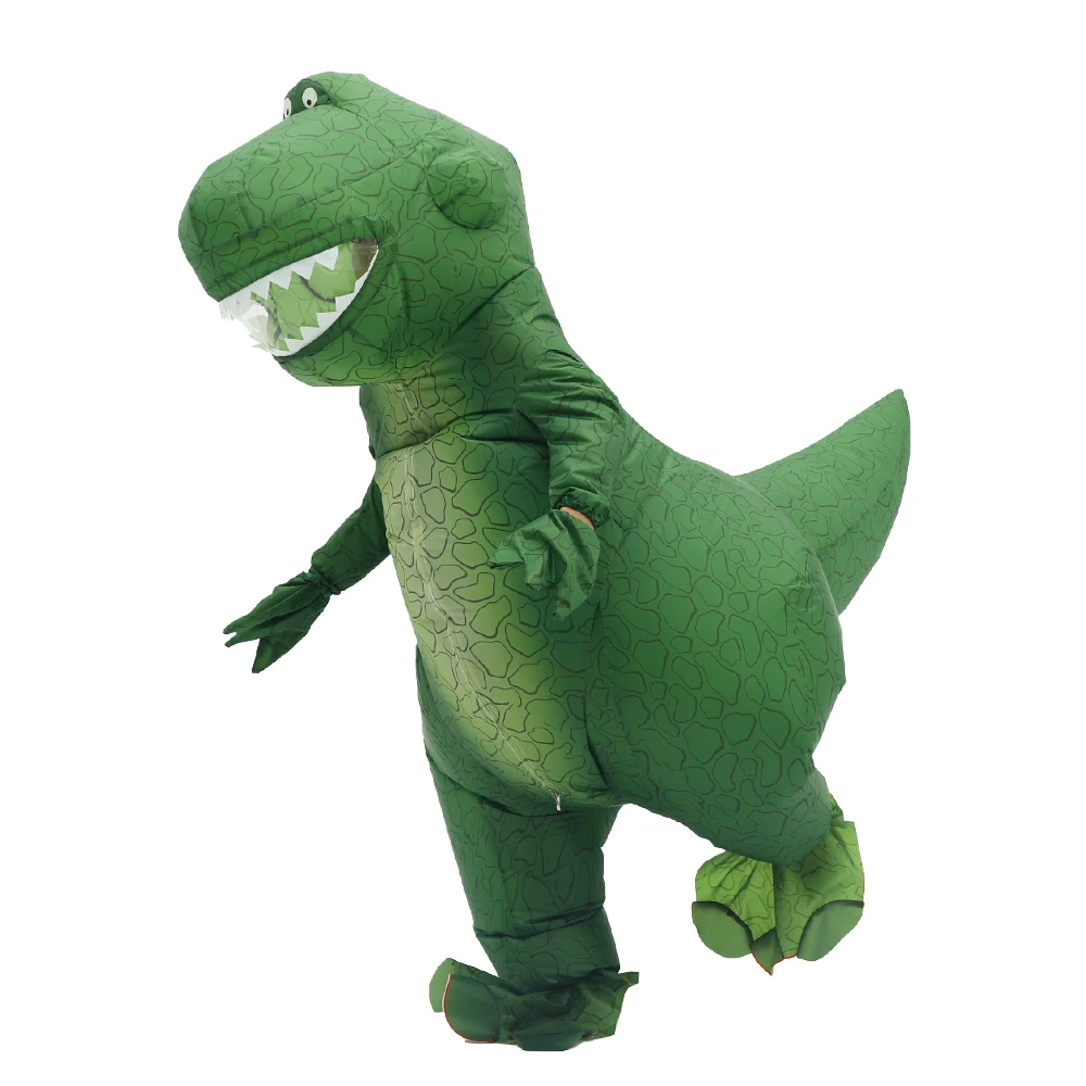 초록색 공룡 풍선 의상, 성인용, 할로윈, 코스프레,  - Inflatable Dinosaur Costume Adult 리뷰 및 가격