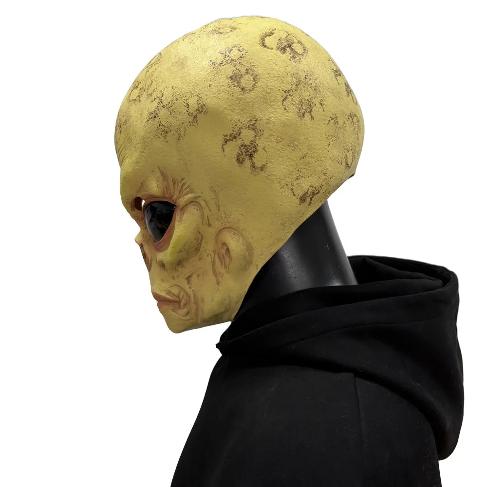 재미있는 외계인 해골 마스크, 사실적인 큰 눈, UFO - Latex Alien Mask Realistic 리뷰 및 가격