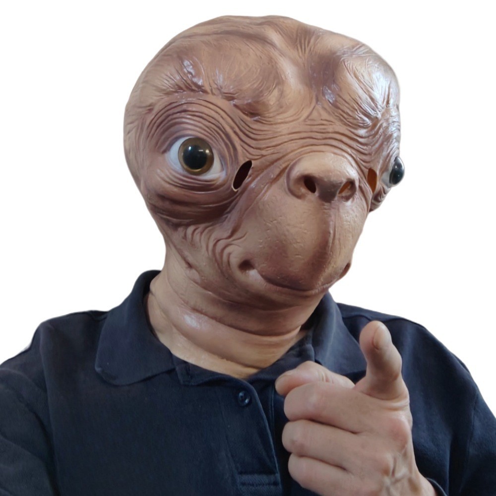 실감 나는 ET 외계인 라텍스 마스크, 할로윈 카니발  - Latex Alien Mask Realistic 리뷰 및 가격