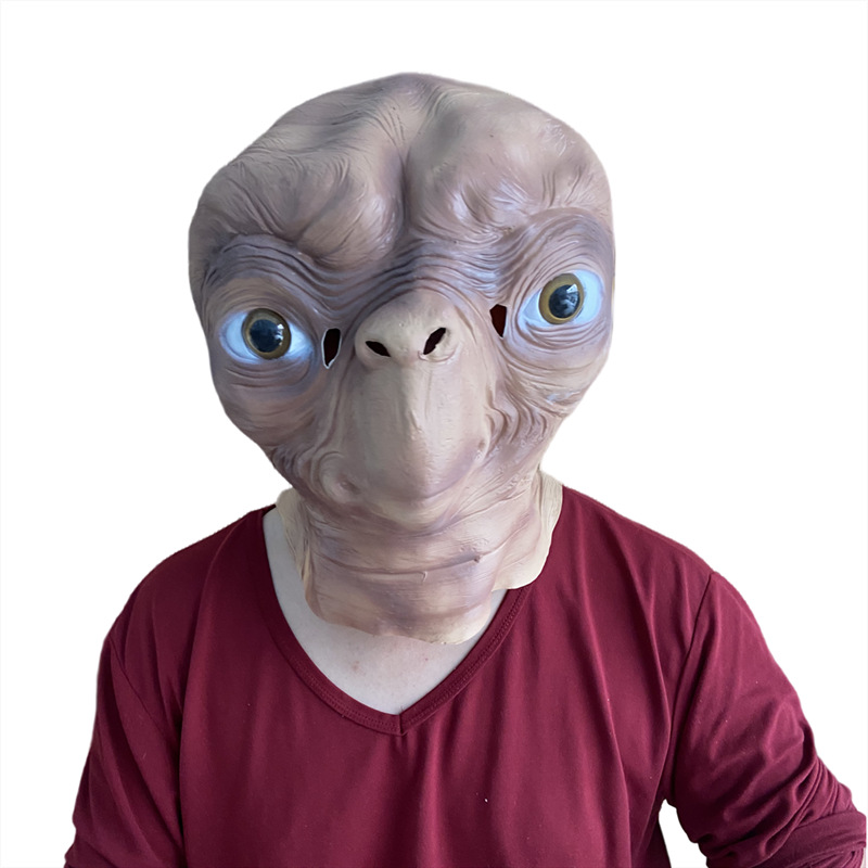 실감 나는 ET 외계인 라텍스 마스크, 할로윈 카니발  - Latex Alien Mask Realistic 리뷰 및 가격