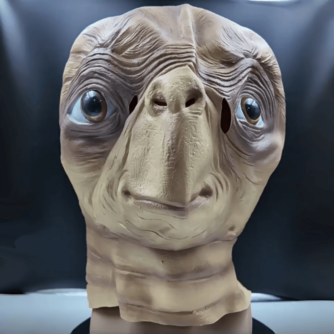 실감 나는 ET 외계인 라텍스 마스크, 할로윈 카니발  - Latex Alien Mask Realistic 리뷰 및 가격