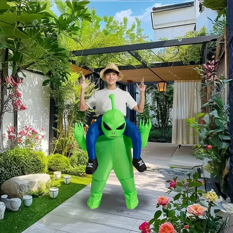 성인 및 어린이 재미있는 풍선 외계인 의상 어린이 공룡 - Inflatable Dinosaur Costume Adult 리뷰 및 가격