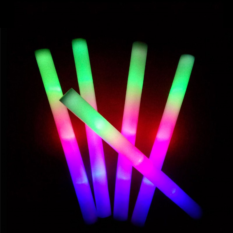 30개들이 파티 장식용 LED 컬러 폼 스틱, 빛나는  - Flashing Led Foam Sticks Party 리뷰 및 가격