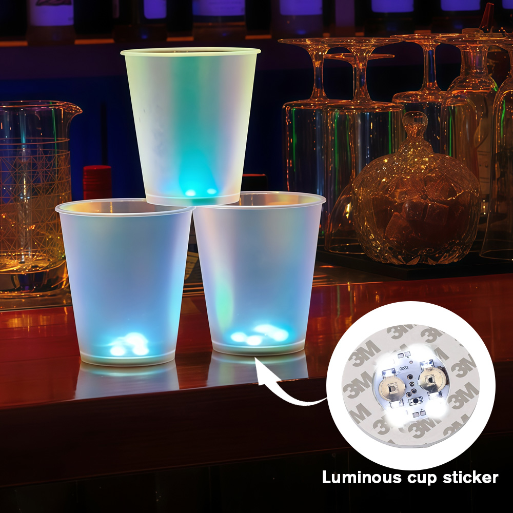10개 LED 야광 컵, 발광 와인잔, 일회용 컵, 네 - Glow In The Dark Party Glasses 리뷰 및 가격
