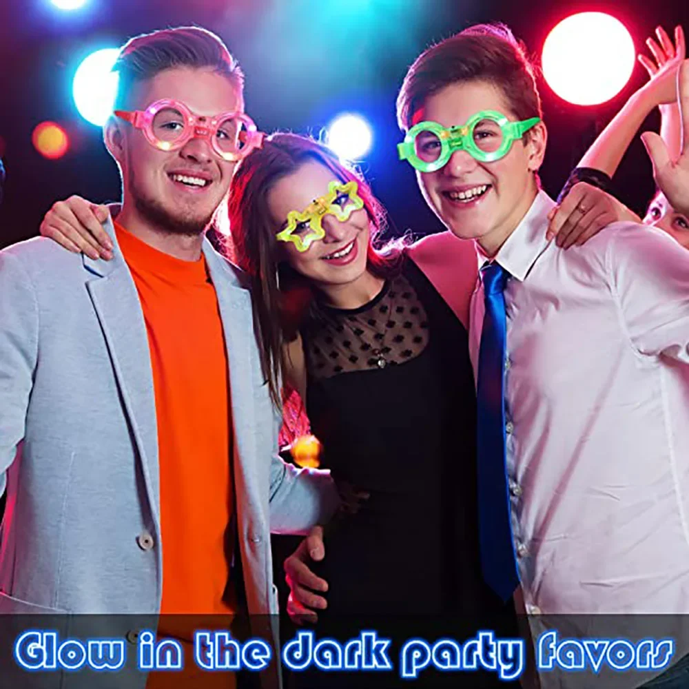 LED 글래스 네온 글로우 인 더 다크 파티 용품 성인 - Glow In The Dark Party Glasses 리뷰 및 가격