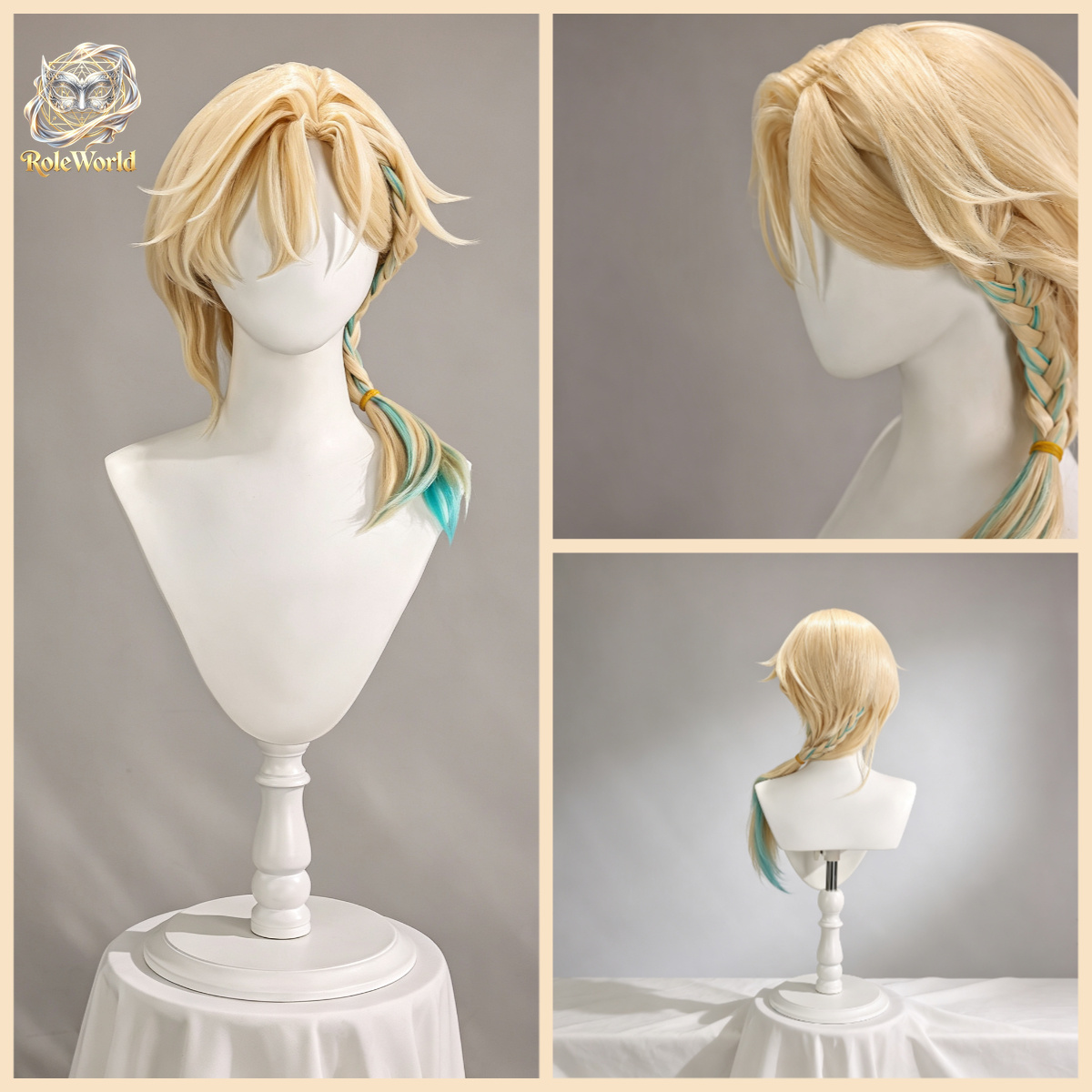 Honkai Star Rail Aventurine Wa - Anime Cosplay Wig Heat Resistant 리뷰 및 가격