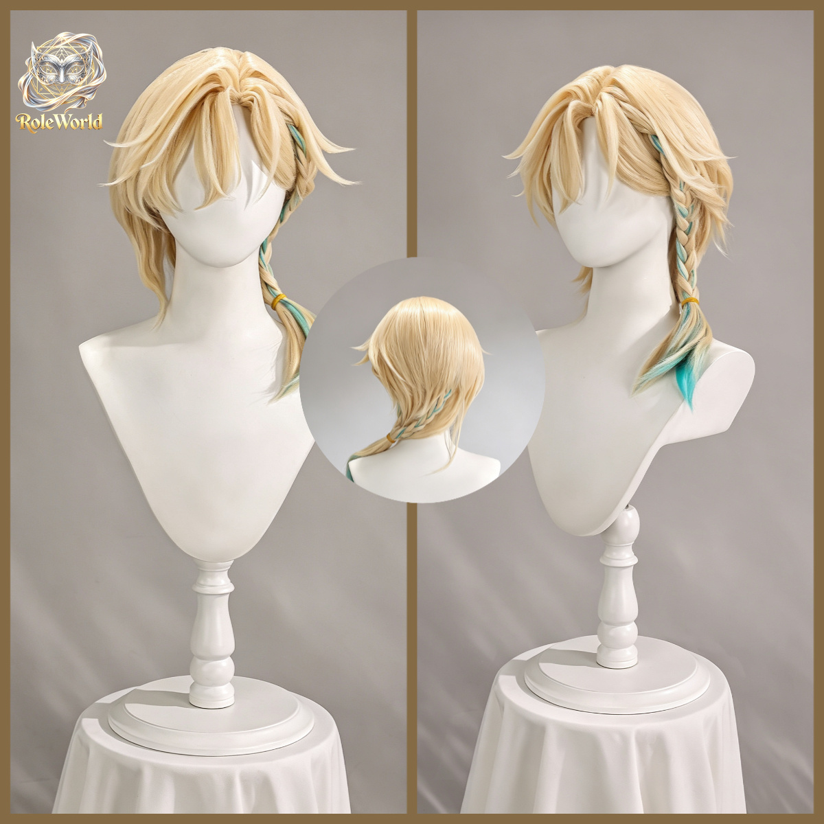 Honkai Star Rail Aventurine Wa - Anime Cosplay Wig Heat Resistant 리뷰 및 가격