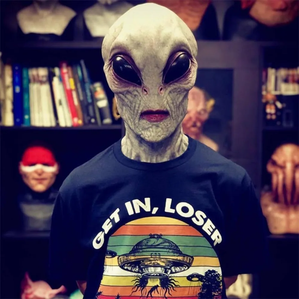 할로윈 시즌 특가 상품: 성인용 외계인 마스크, 얼굴  - Latex Alien Mask Realistic 리뷰 및 가격