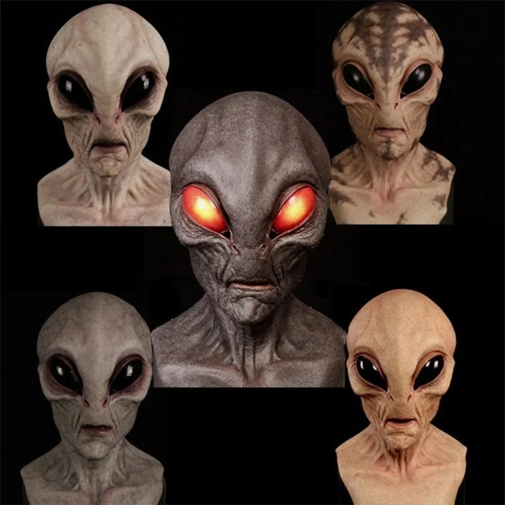할로윈 시즌 특가 상품: 성인용 외계인 마스크, 얼굴  - Latex Alien Mask Realistic 리뷰 및 가격