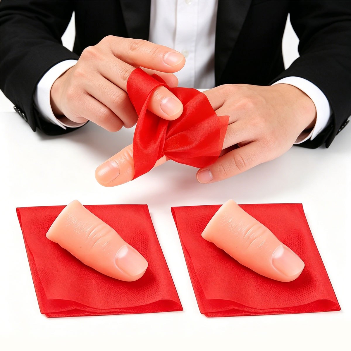 3세트 스카프-반니쉬 엄지팁 마술 세트 – 거리 및 거 - Thumb Tip Magic Trick Set 리뷰 및 가격