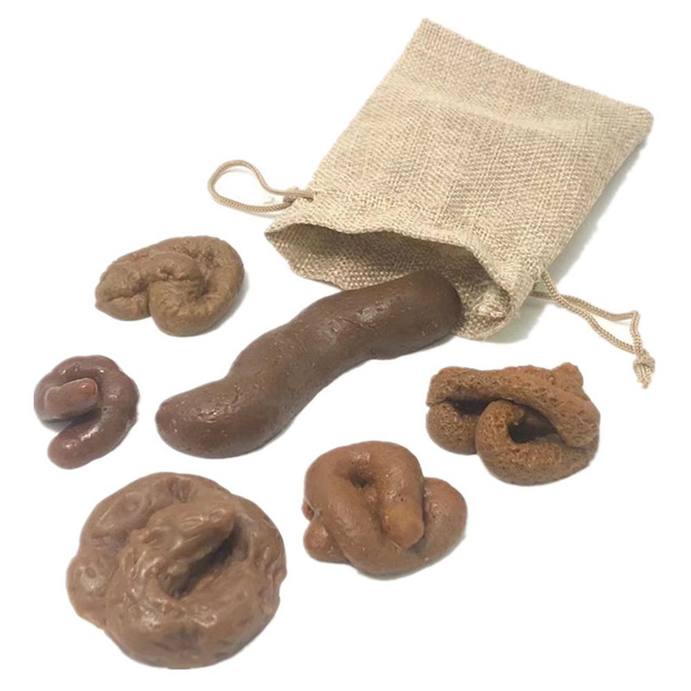 6개입 장난감 스트레스 해소용 가짜 똥 모양 실물같은  - Fake Poop Gag Gift 리뷰 및 가격