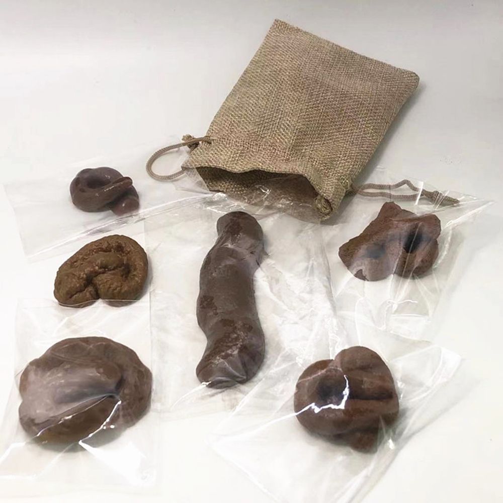 6개입 장난감 스트레스 해소용 가짜 똥 모양 실물같은  - Fake Poop Gag Gift 리뷰 및 가격