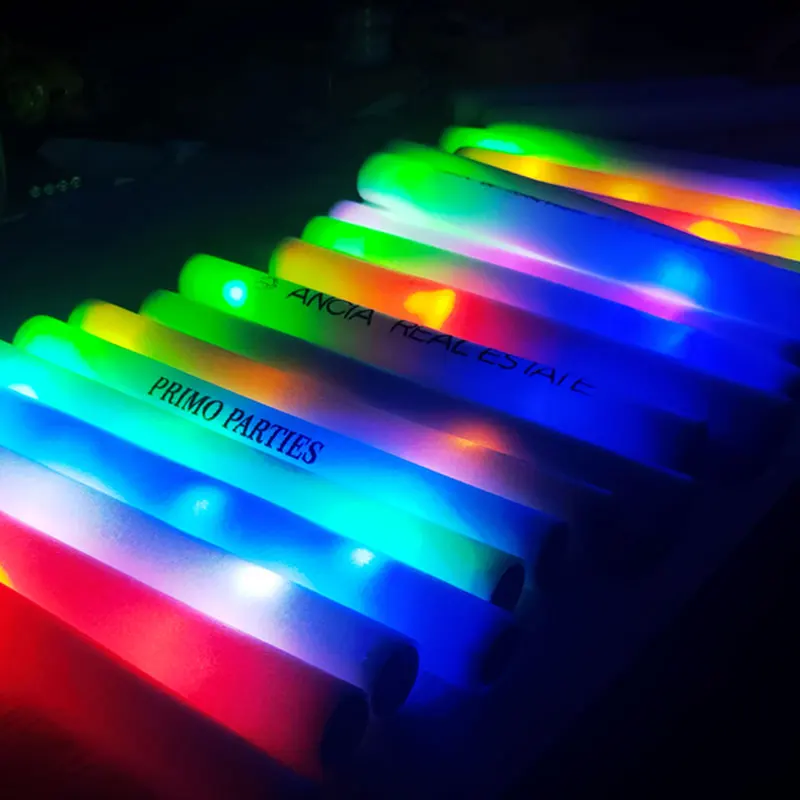 맞춤형 LED 야광봉, 라이트업 폼 완드, 개인 맞춤형 - Flashing Led Foam Sticks Party 리뷰 및 가격
