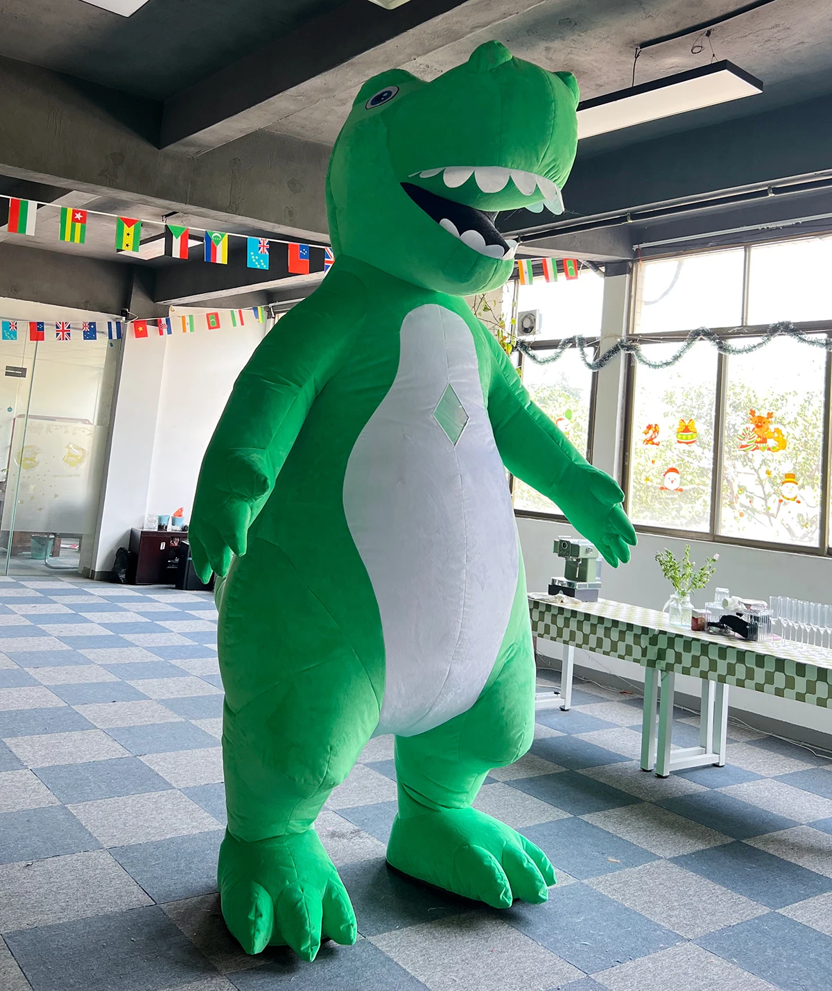 유니섹스 플러시 공룡 풍선 의상 마스코트 성인용 저렴한 - Inflatable Dinosaur Costume Adult 리뷰 및 가격