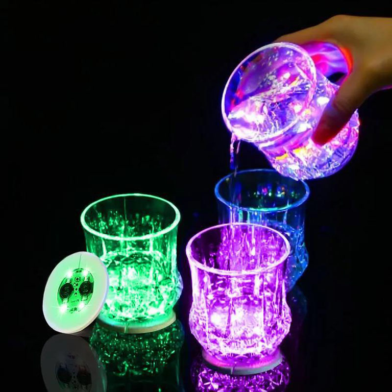 LED 컵받침 스티커 나이트 클럽 분위기 소품 와인 병 - Glow In The Dark Party Glasses 리뷰 및 가격