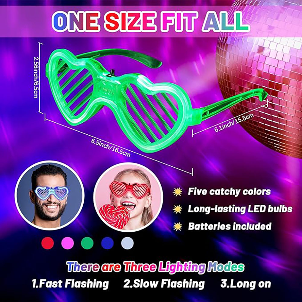 5/10/15/20/30 Pcs Led 네온 파티 안경 - Glow In The Dark Party Glasses 리뷰 및 가격