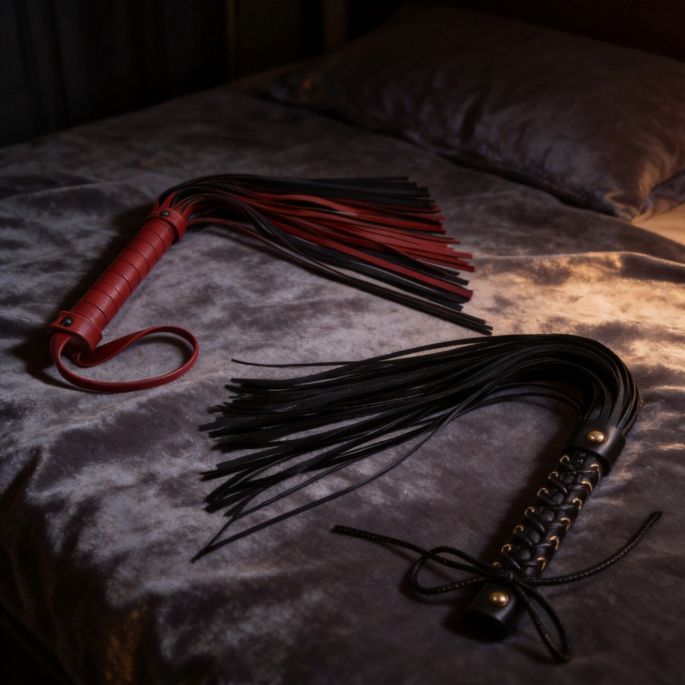 에로틱한 가죽 채찍, BDSM, 엉덩이 채찍질, 성인용 - Party Supplies 리뷰 및 가격