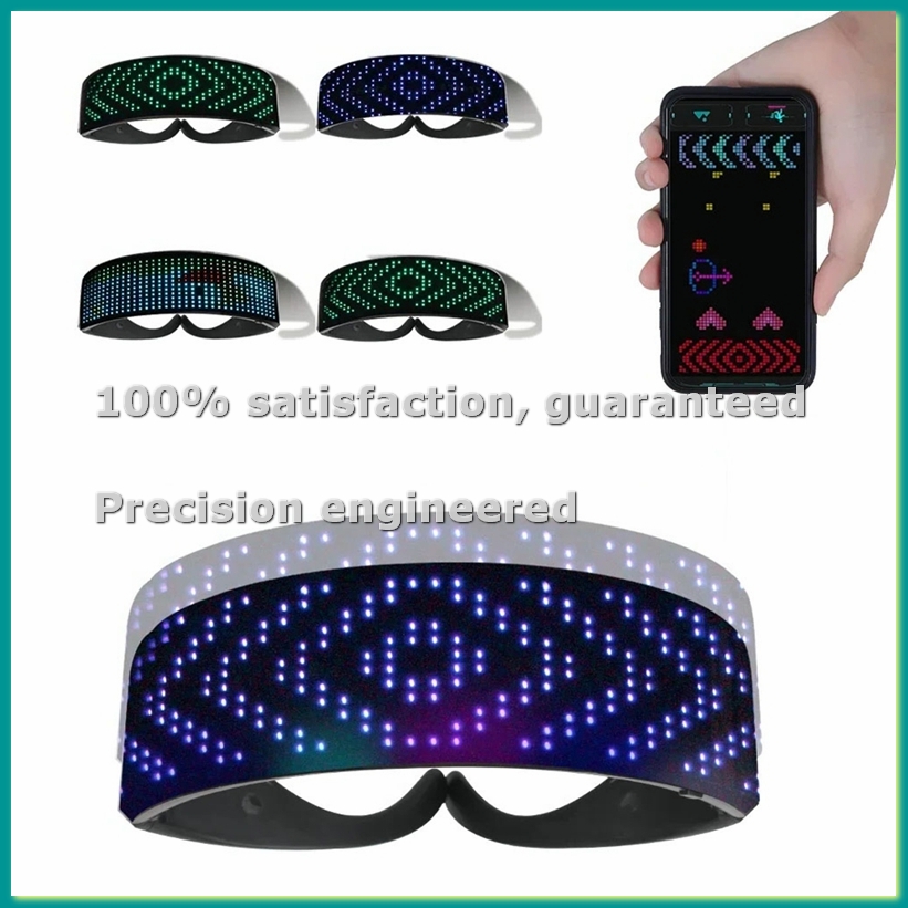 DIY 빛나는 전자식 미래형 안경 어둠 속에서 빛나는  - Glow In The Dark Party Glasses 리뷰 및 가격