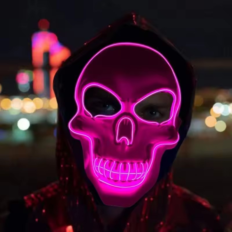 네온 마스크 LED 라이트 업 파티 마스크, 퍼지, 선 - Led Purge Mask Halloween 리뷰 및 가격