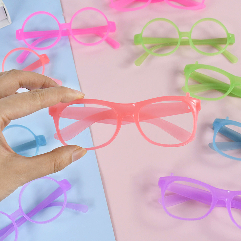 1개 야광 네온 안경, 파티 선물용, 발광 레트로 프레 - Glow In The Dark Party Glasses 리뷰 및 가격