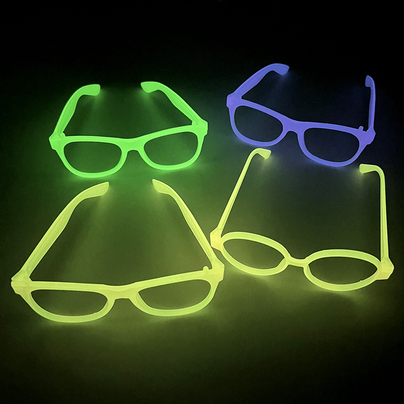 1개 야광 네온 안경, 파티 선물용, 발광 레트로 프레 - Glow In The Dark Party Glasses 리뷰 및 가격