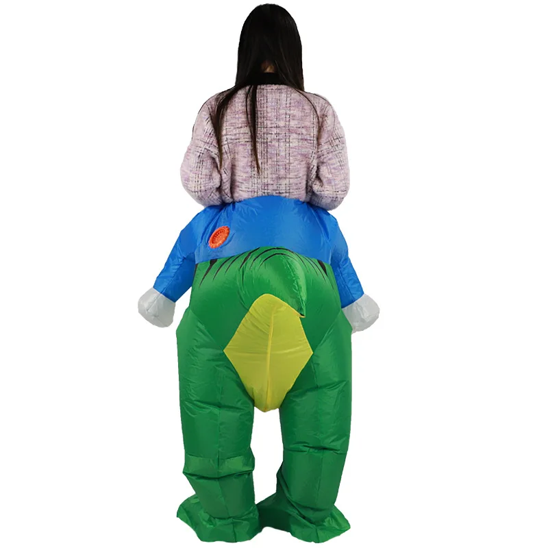 티라노사우루스 렉스 크리스마스 인형 의상, 공룡 탑승  - Inflatable Dinosaur Costume Adult 리뷰 및 가격